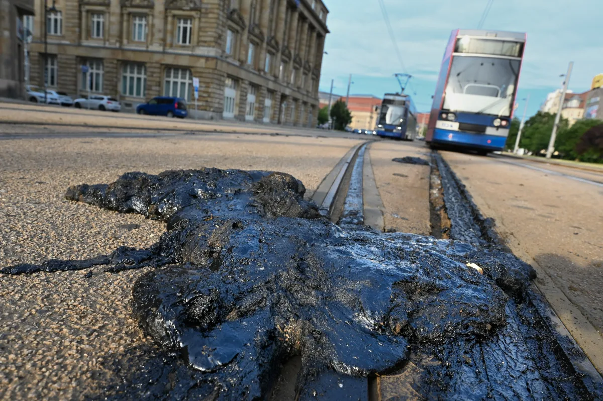 Ola de calor extremo paraliza el sistema de tranvías en Leipzig