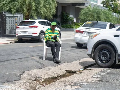 Deterioro de badén en Bella Vista entorpece el flujo vehicular
