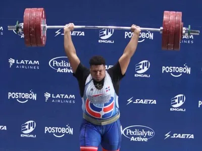 Ezequiel Germán cierra participación dominicana con doble bronce en halterofilia