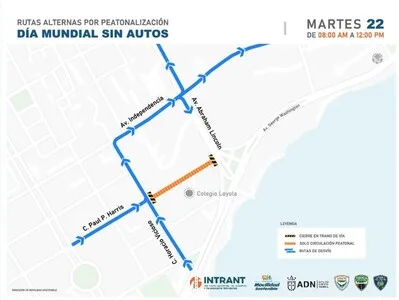 Cerrarán tramo de la calle Paul P. Harris por Día Sin Autos