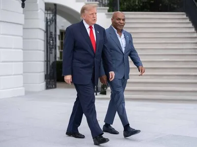 Mike Tyson visita a Donald Trump en la Casa Blanca