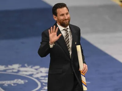 Lionel Messi recibe el Premio Princesa de Asturias de los Deportes